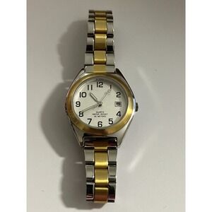 Embassy by Gruen GEM3310 Gold and Silver Tone Women's watch Untested rare